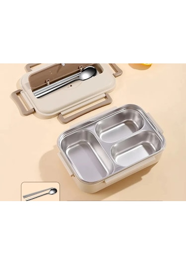 Öğrenci Taşınabilir Yemek Kutusu + Yalıtım Çantası 1000 Ml A Gri