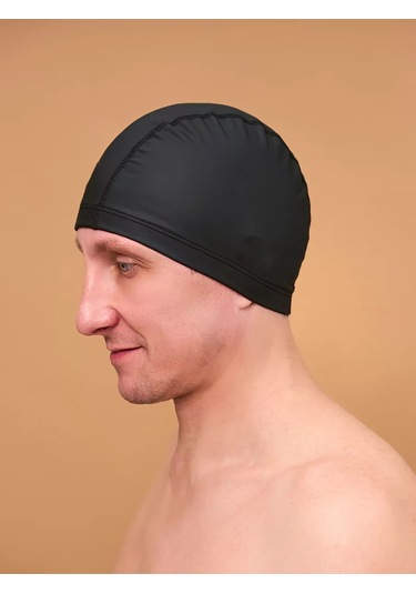 Büyük Emdirilmiş Yüzme Ve Havuz Şapkası 218269959 Siyah Melanj