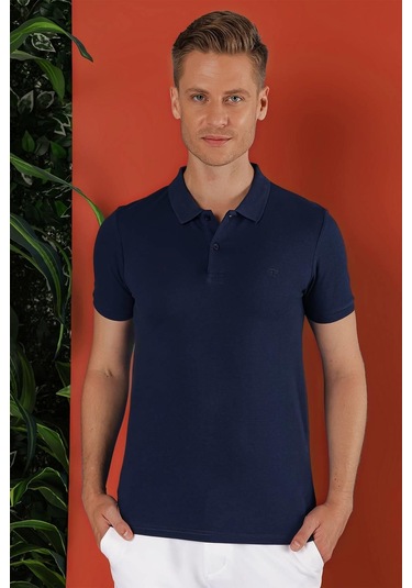 Ts 845 Lacivert Spor T-shirt Lacivert