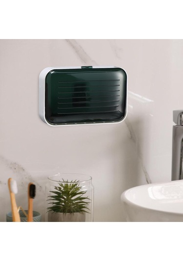 Suntek Magideal Sabunluklar Tuvaletler İçin Sondaj Yok Sabun Tasarrufu Yeşil