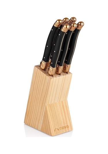 Neva N2739 Sweet Premium Bitter Plus 6 Li Mini Bıçak Seti Siyah