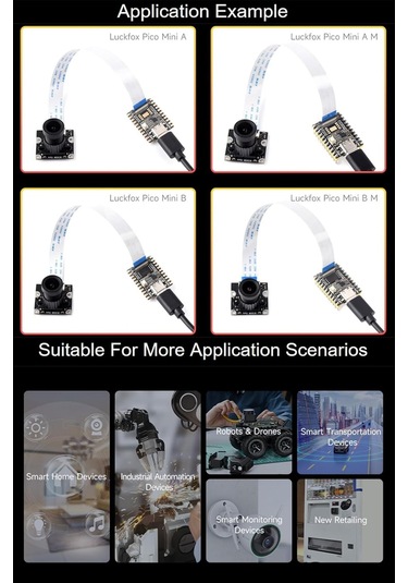 Luckfox Pico Mini Rv1103 Linux Micro Geliştirme Kurulu, Entegre Arm Cortex - A7/rısc - V Mcu/n/ıss