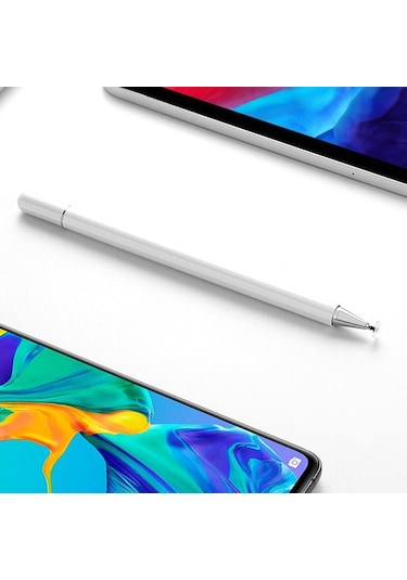 Lenovo Tablet Pc Evrensel Stylus Kalem İçin Uygundur Beyaz