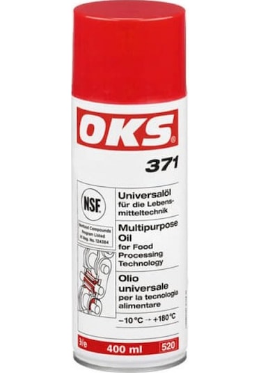 Oks 371 Gıda Onaylı Çok Amaçlı Yağlama Spreyi 500 ML