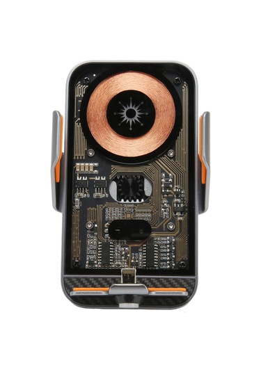 Tenfowee 15w Camlı Araç Kablosuz Şarj Cihazı, Otomatik Klem, 360 Döner, 200mah Batarya, 3 Adaptör 4.7-7 İnç Telefonlar