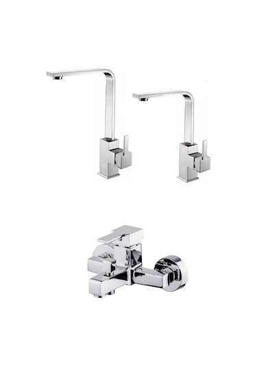 Yüksek Gövde Batarya Seti(mutfak+lavabo+banyo)