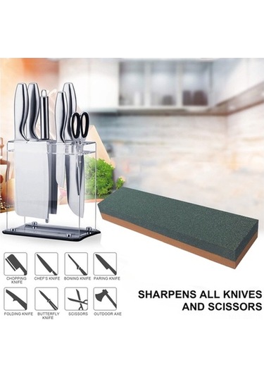 Createtech Taşı Taraflı Suya Önerilir Kumtaşı Çift Bileme Batırma 500g, 200x50x25mm, 200 /600 - Ni