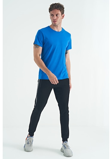 Air Jones Tommy Life Calvin Saks Basic Erkek T-shirt - 88245 Saks