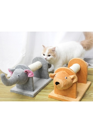 Mufunye Sisal Kaplı Dayanıklı Kedi Tırmalama Direği Yavru Kediler İçin Oyun Topu İle