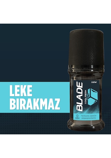 Blade Cool Fresh + Green Dream + Marine Erkek Roll-On Deodorant 3 x 50 ML