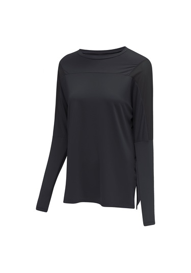 Wezone Kadınlar İçin Nefes Alabilen Çabuk Kuruyan Fitness Tişörtü - Koşu, Yoga, Spor Giyim SiYAH