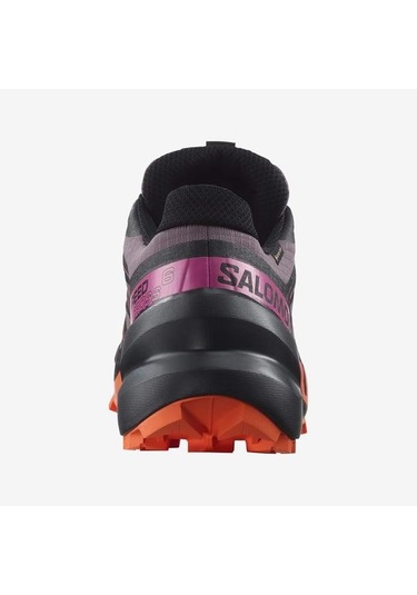 Salomon 474657 Speedcross 6 Gtx W Moonscape/black/bird Of Paradise Kadın Outdoor Ayakkabı 001