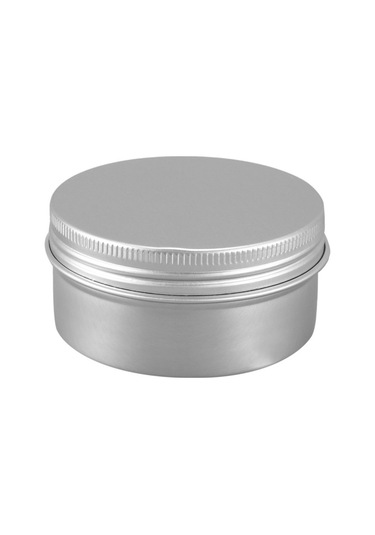 Agoodshop 12 Paket 80ml Teneke Kaplar Çay Alüminyum Kutu Dudak Balsamı Balsamı Saklama Kutusu Kavanoz Ahşap