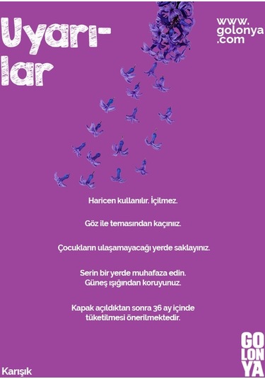 Golonya Karışım Kokulu Sprey Başlıklı Kolonya 1 L