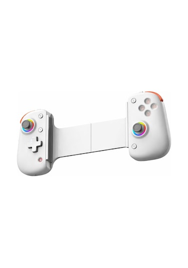 Schitec Android Apple Uyumlu iOS Harmonyos Switch Androidtv Windows Akıllı Bluetooth Teleskopik Gamepad Joystick Beyaz D8 Pro