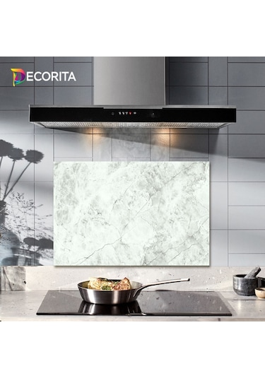 Decorıta Cam Ocak Arkası Koruyucu | Taş Görünümlü