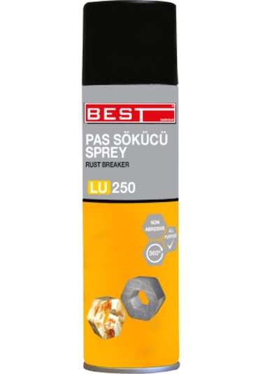 Best Pas Sökücü Sprey Yağlayıcı Paslanmayı Önler 250 ML Lu250