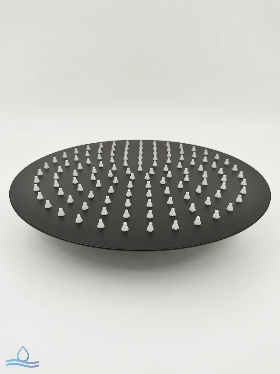 Santehvill' Tropikal Üst Paslanmaz Çelik Duş Başlığı 25 Cm 336923886 Siyah