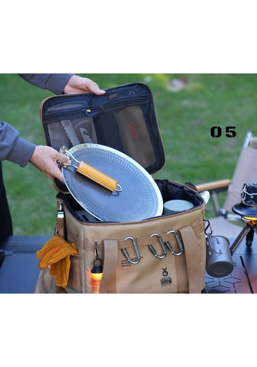 Jian Fan Saha Taktik Saklama Çantası Büyük Kapasiteli Yeşil Black