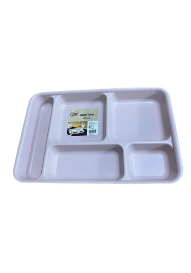 Reis Home 6 Adet Tabldot 5 Bölmeli Lüks Plastik Piknik