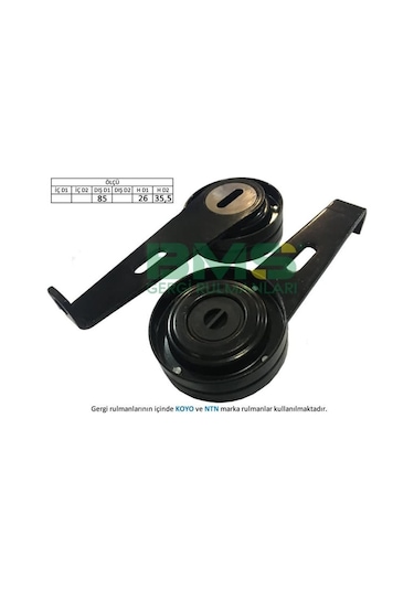 BMS 71 Alternatör Gergi Rulmanı Boxer-Ducato-Partner-P306-405-406-Expert-Berlingo-Jumper-Jumpy 1.9D-1.9Td