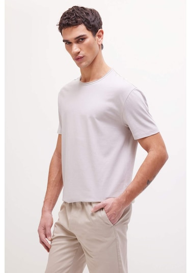 DeFacto %100 Pamuk Regular Fit Bisiklet Yaka Kısa Kollu Ağır Kumaş Tişört D5481AX25SPBG170 DeFacto %100 Pamuk Regular Fit Bisiklet Yaka Kısa Kollu Ağır Kumaş Tişört D5481AX25SPBG170