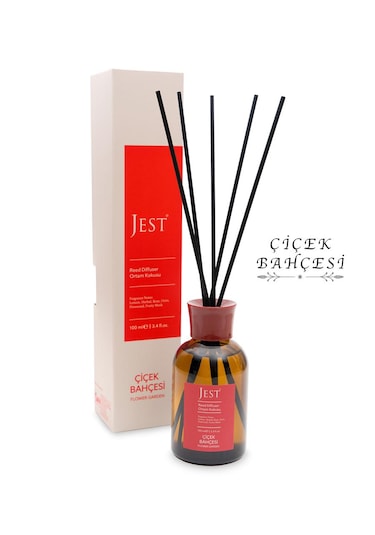Jest Çiçek Bahçesi Bambu Çubuklu Oda Ortam Kokusu 100 Ml