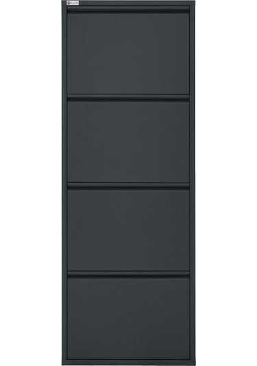 4'lü Metal Ayakkabılık Antrasit Antrasit Gri Antrasit - Gri