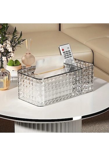 Technolo1 Basit Ve Pratik Altın Rengi Mendil Kutusu Kapak Çok Amaçlı Ev Ve Araba Düzenleyici Altın