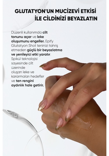 Epify Glutatyon Shot Cilt Beyazlatıcı Krem 75 ML