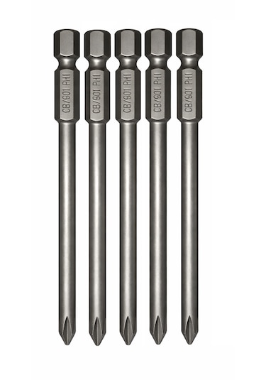 Profesyonel Ph1 90 Mm Tornavida Ucu Acr Teknolojili 1/4" Hex 5 Adet Ceta Marka