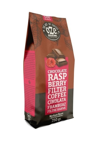 Oze Çikolata Frambuaz Aromalı Filtre Kahve 2'li 250G Çekirdek