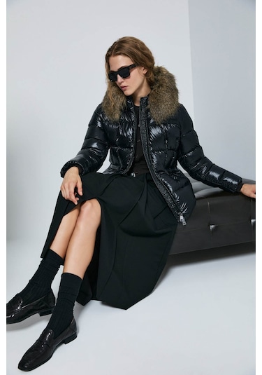 Lufian Klemantin Siyah Kadın Mont 122120042 Siyah