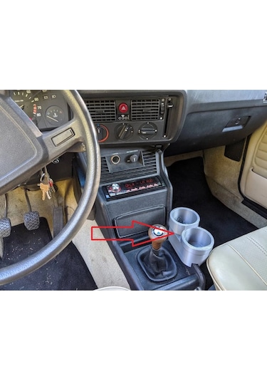 Bmw E34 Ön Kolsol İkili Bardaklık