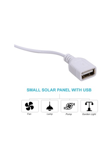 Yifomall 1w 6v Taşınabilir Usb Güneş Paneli - Telefon Ve Power Bank Şarjı İçin Su Geçirmez Kamp Ekipmanı