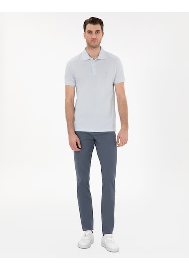 Pierre Cardin Erkek Buz Mavisi Tişört Basic 50306448-vr095 Buz Mavisi