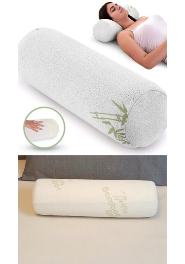 SimpleThePillow Çok Amaçlı Sert Silindir Yastık Sünger Egzersiz Yastığı