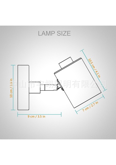 Yaozixa Beyaz Ahşap Tabanlı Gu10 Duvar Lambası, Fermuar Anahtarlı, Avrupa/amerika Şarjı, Restoran/yatak Odası Için Kullanım Kolay Beyaz