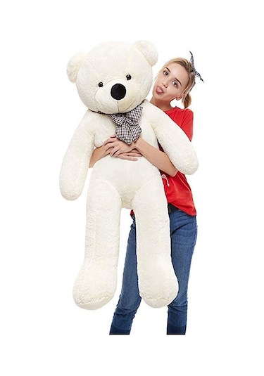Rengarenk Papyonlu Peluş Ayıcık - 90 CM