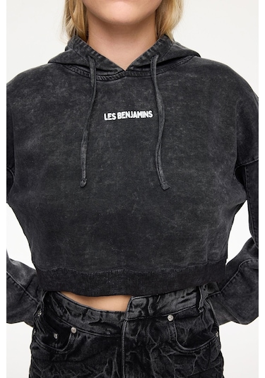Les Benjamins Les Benjamıns Hoodıe 007 Black siyah