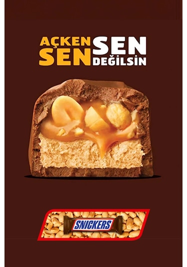 Snickers Yer Fıstıklı Çikolata 50 G X24