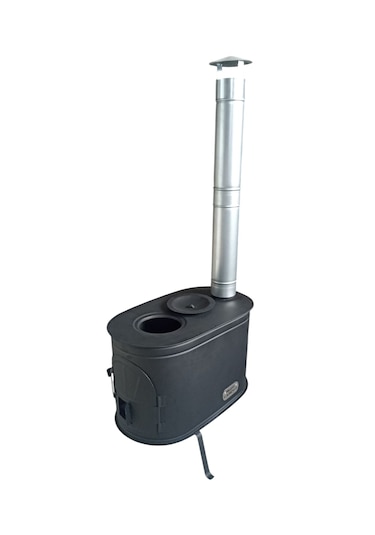 Kamp Sobası Mini Kamp Çadır Sobası Siyah