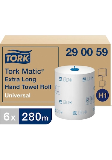 Tork 290059 Matic Hareketli Havlu 280 M 6 Rulo