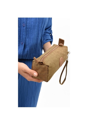 Tek Bölmeli Kalemlik Yıkanabilir ve Su Geçirmez Taba Model: 571-15h - Taba