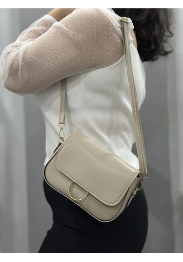 Biçomi Bej Cilt Mossi Çanta Bej