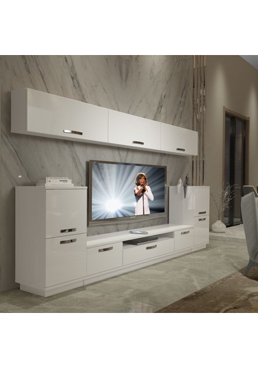 Decoraktiv Trendstyle 9 Mdf Tv Ünitesi Tv Sehpası Beyaz