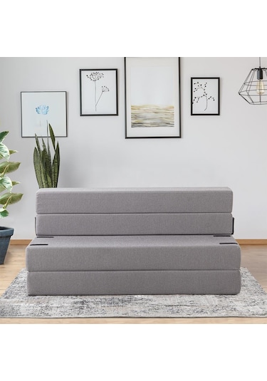 Homedius Melisa Çift Kişilik Katlanır Yatak Katlanır Koltuk Bej