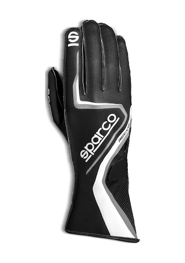Sparco Karting Yağmur Eldiveni Gri - Beyaz - Siyah
