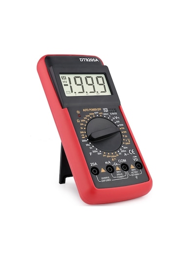 Dt-9205a-dt9205a Dmm Profesyonel Multimetre Dijital Hfe Ac Dc Gerilim Akım 1000 V 20a Kapasite Direnci Süreklilik Diyot Test Cihazı