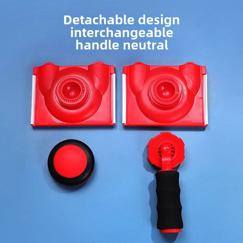 Youtek El Tipi Ev Dekorasyonu Boya Kenar Düzeltici - Üçlü Set Floklu Sponge Fırça İle Köşe Ve Kenar Tamiri Aracı